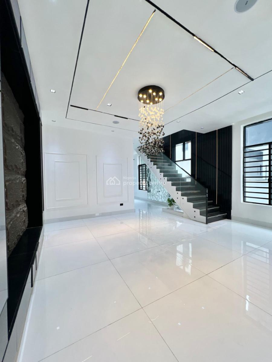Aesthetically Pleasing 5 Bedroom Detached Duplex with Swimming Pool, Upscale 5 Bedroom Family Home Within an Estate, Chevron, Lekki, Lagos, Detached Duplex for Sale