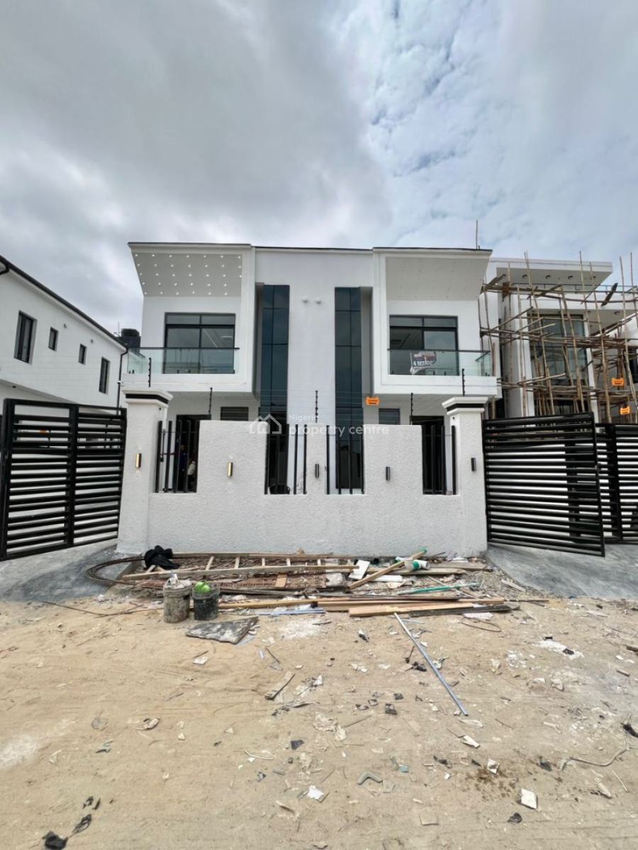 Newly Built 4 Bedroom Semi-detached Duplex with Bq, Ajah, Lagos, Semi-detached Duplex for Sale
