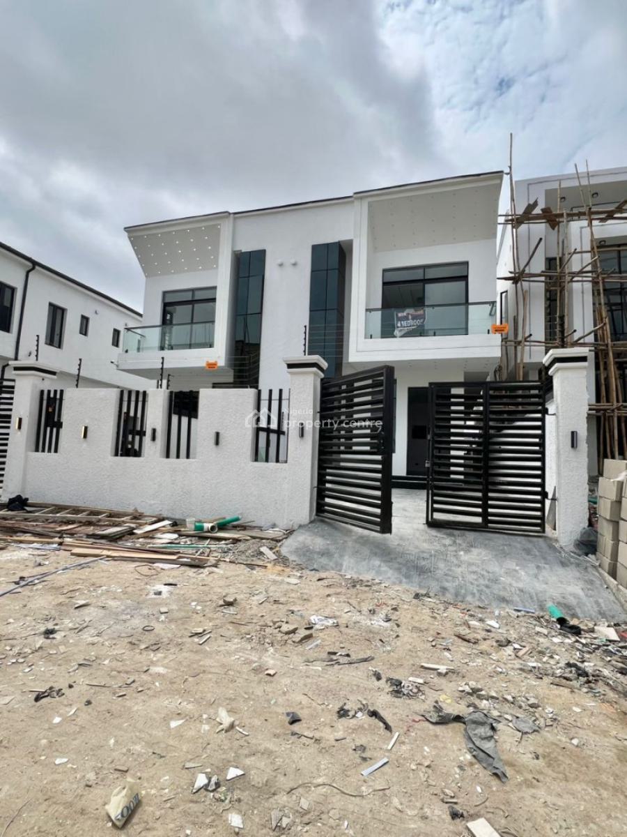 Newly Built 4 Bedroom Semi-detached Duplex with Bq, Ajah, Lagos, Semi-detached Duplex for Sale