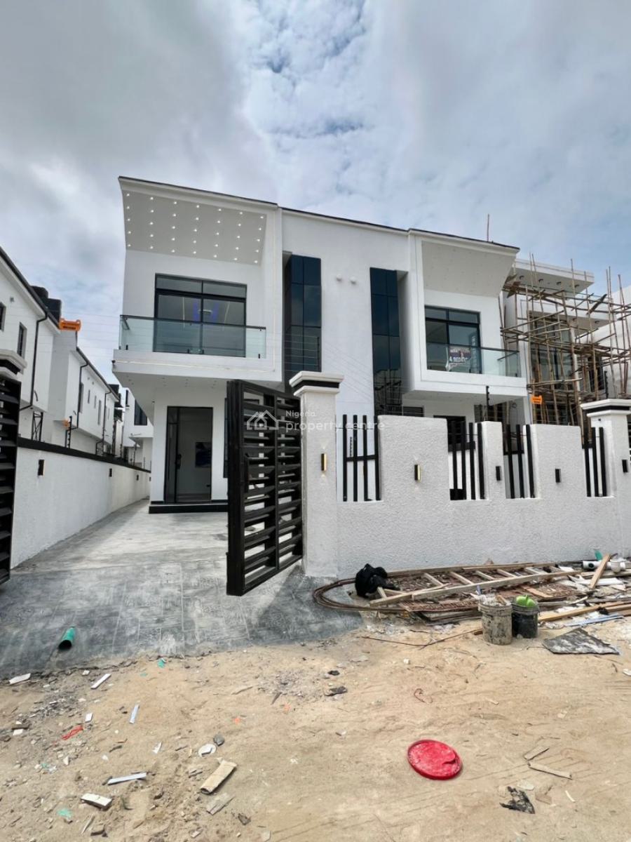 Newly Built 4 Bedroom Semi-detached Duplex with Bq, Ajah, Lagos, Semi-detached Duplex for Sale