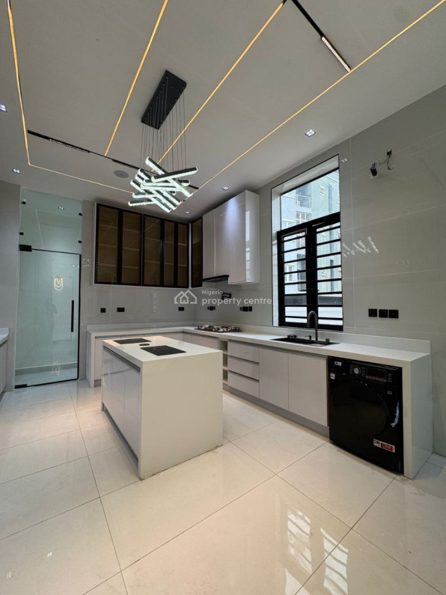 Unique 5 Bedroom Detached Duplex with Bq  and a Pool, Chevron, Lekki, Lagos, Detached Duplex for Sale