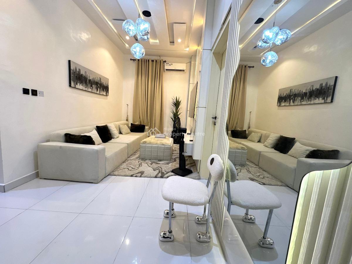 Luxury 4 Bedroom Self Compound Duplex with Smart Lock,ps5 and Bathtub, Palm City, Ajah, Lagos, Flat / Apartment Short Let
