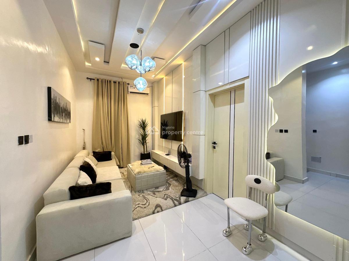 Luxury 4 Bedroom Self Compound Duplex with Smart Lock,ps5 and Bathtub, Palm City, Ajah, Lagos, Flat / Apartment Short Let