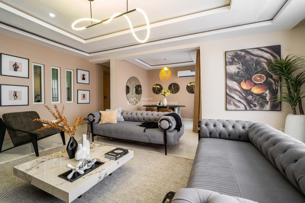 Exquiste Two Bedroom Apartment with a Cityview, Keffi Suites, Ikoyi, Lagos, Flat / Apartment Short Let