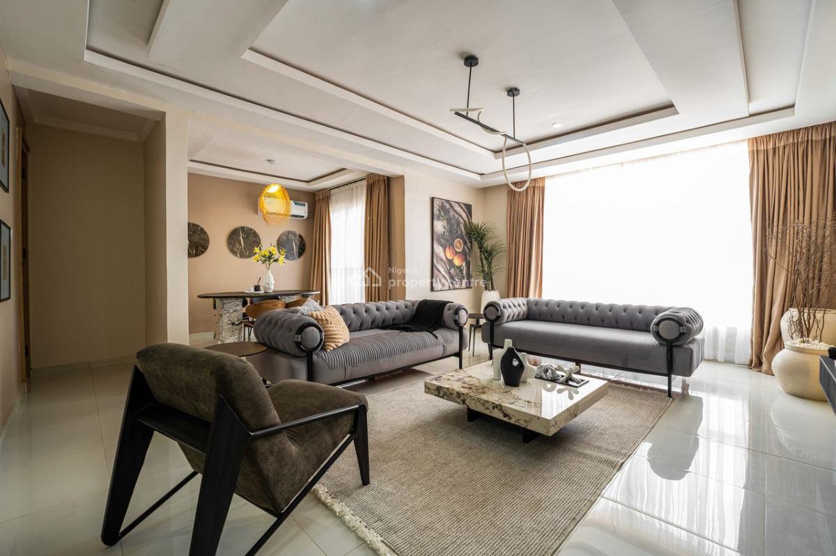 Exquiste Two Bedroom Apartment with a Cityview, Keffi Suites, Ikoyi, Lagos, Flat / Apartment Short Let