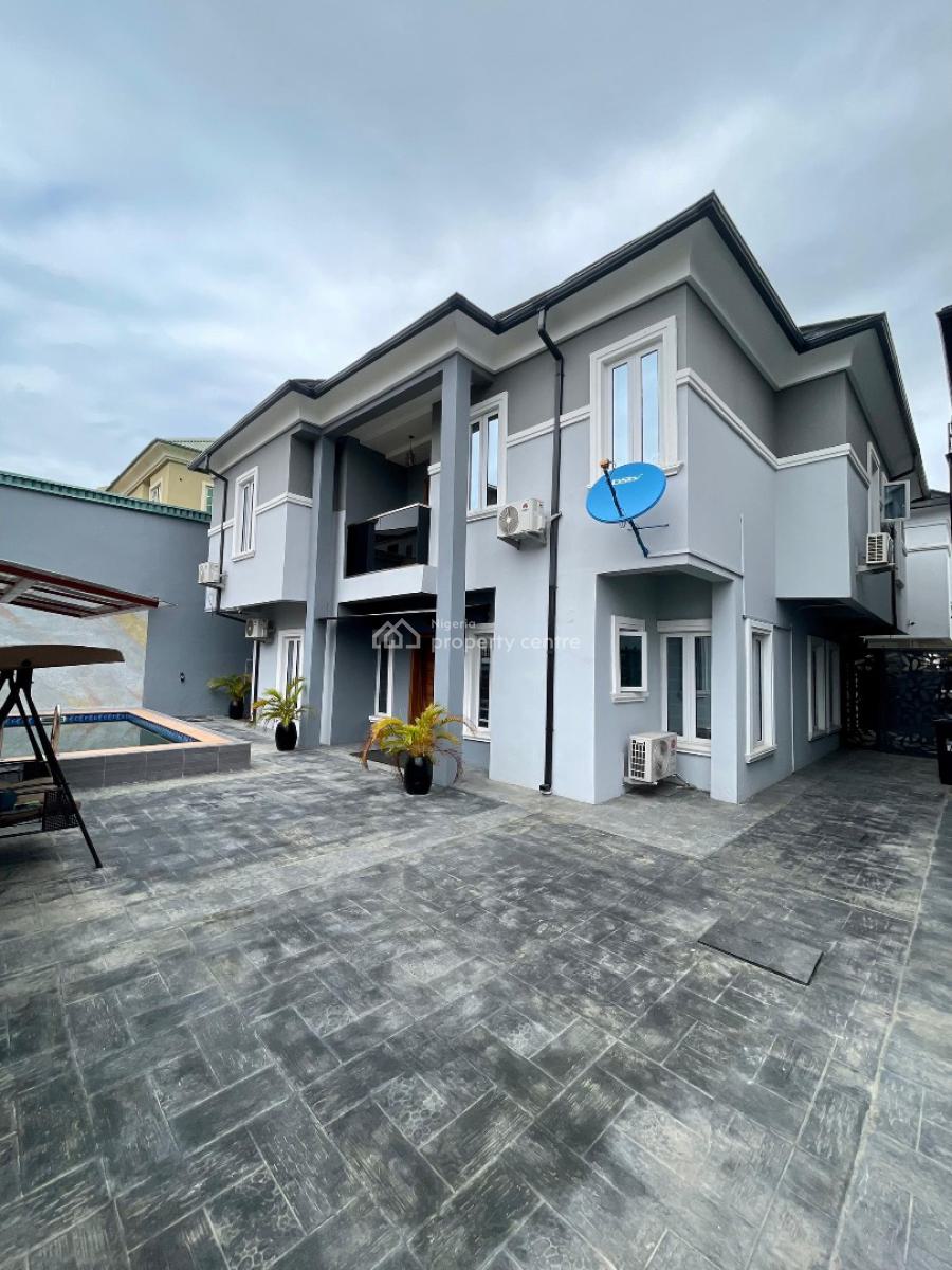 New and Fully Furnished 5 Bed Detached Home with Swimming Pool and Bq, Ikate, Ikate Elegushi, Lekki, Lagos, Detached Duplex for Sale