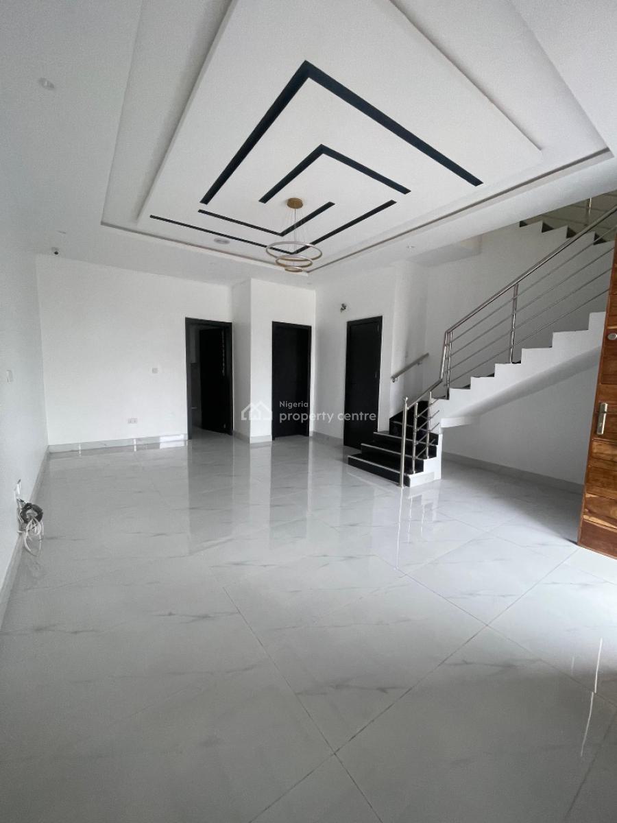 4bedroom Semi Detached Duplex with a Bq, Chevron, Lekki, Lagos, Semi-detached Duplex for Sale