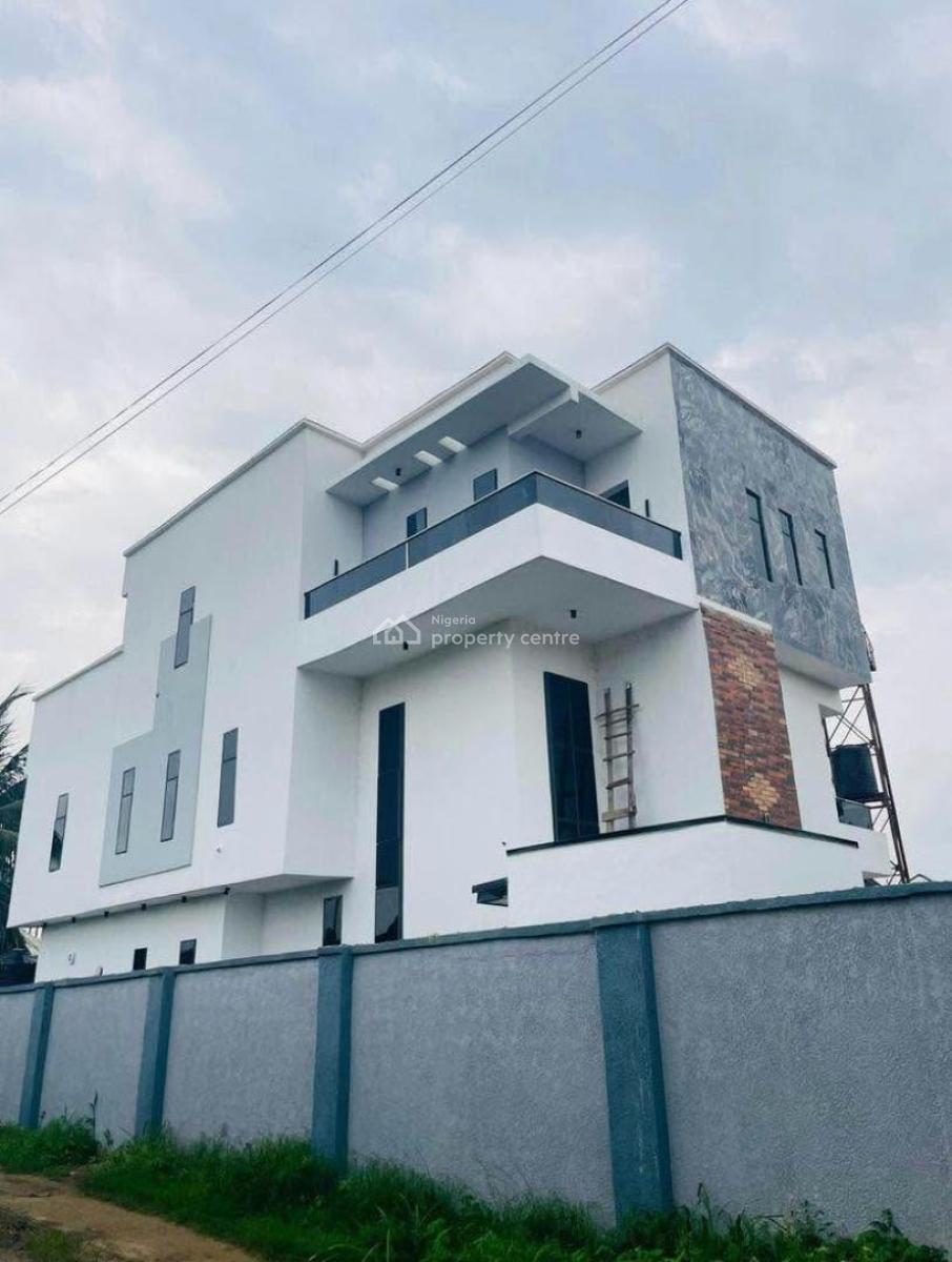 a Newly Built Four (4) Bedroom Automated Terrace Duplex, Osongama Estate, Uyo, Akwa Ibom, Terraced Duplex for Sale