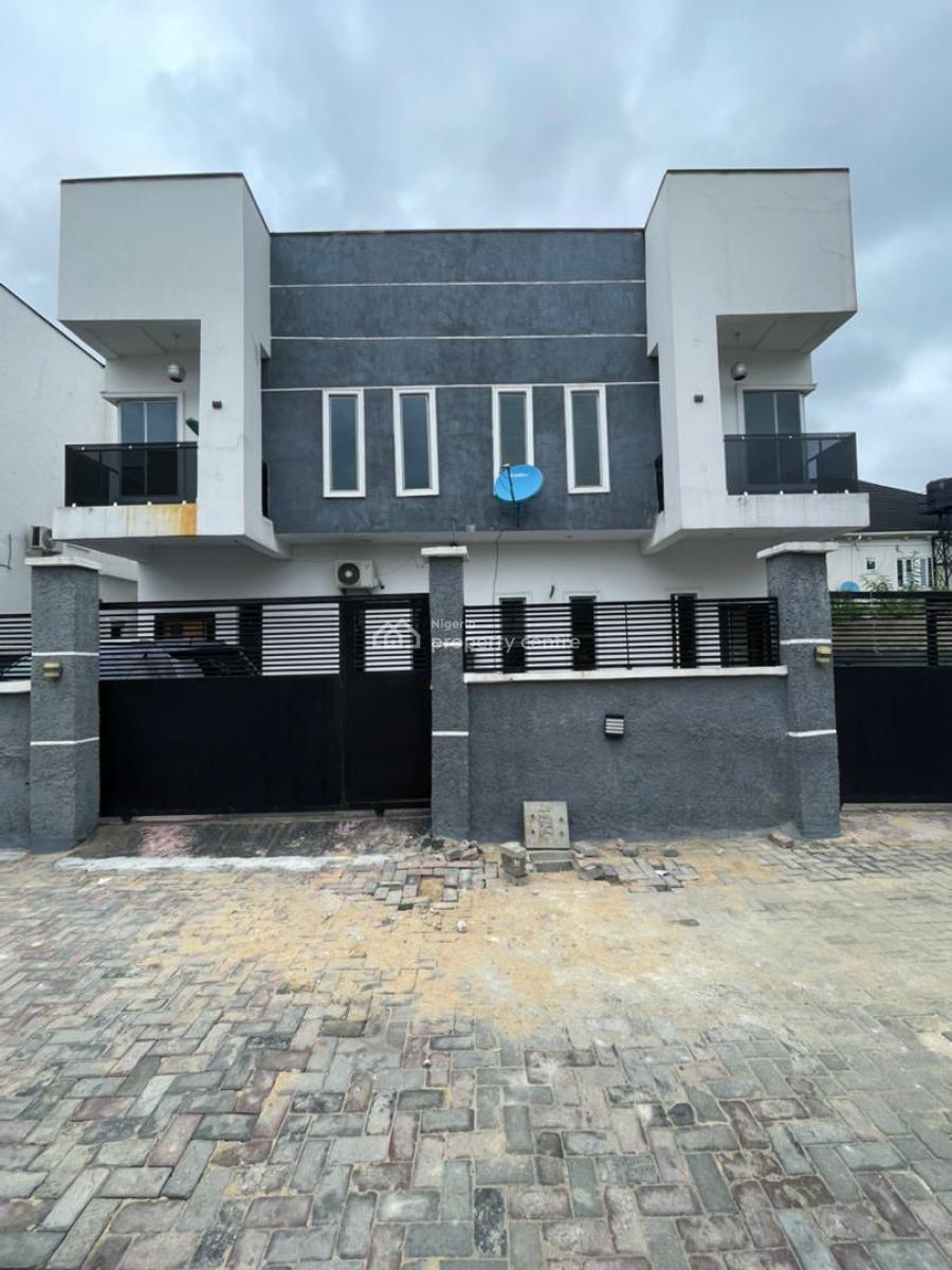 4bedroom Semi Detached Duplex with a Bq, Chevron, Lekki, Lagos, Semi-detached Duplex for Sale