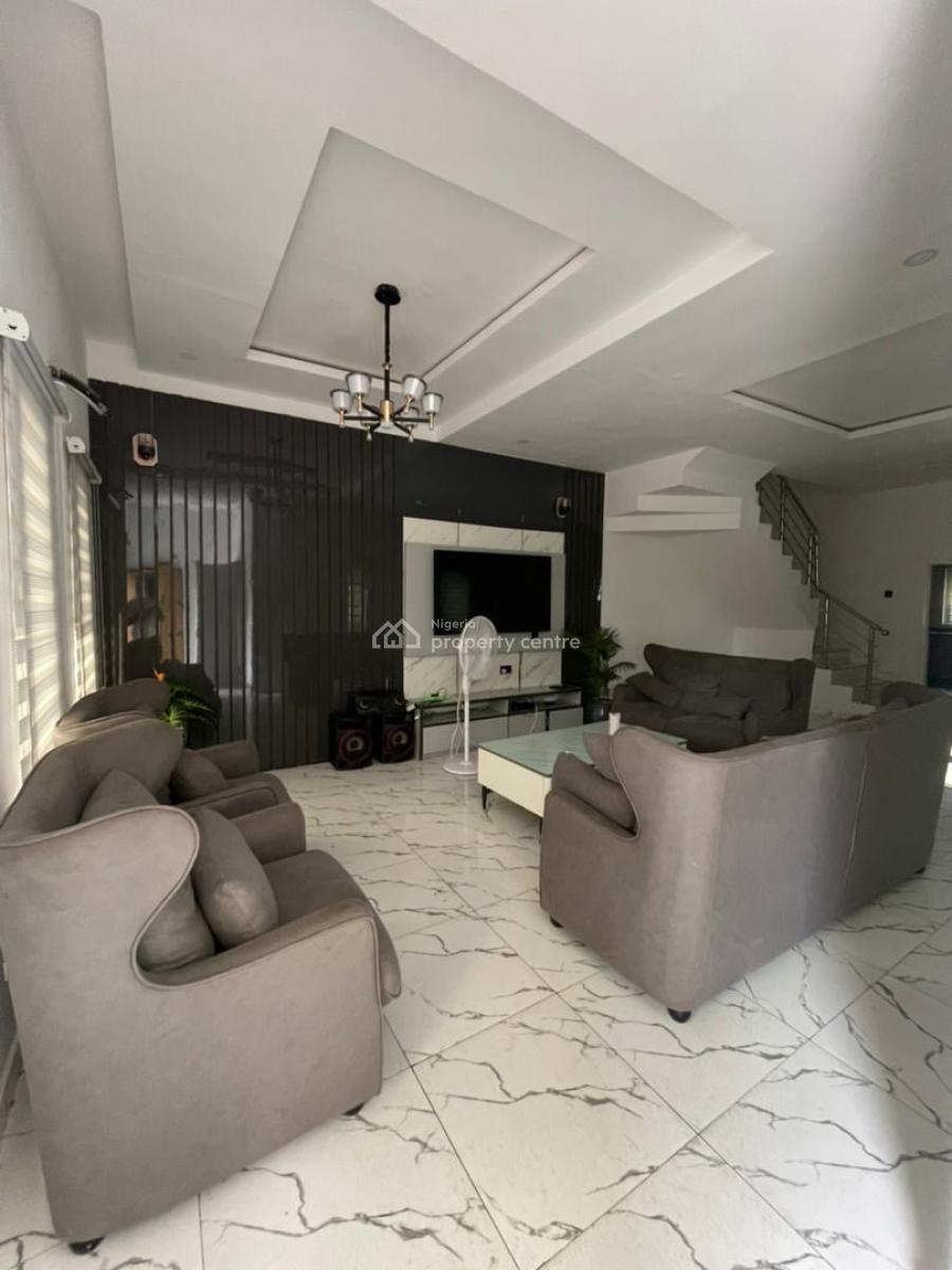 4bedroom Semi Detached Duplex with a Bq, Chevron, Lekki, Lagos, Semi-detached Duplex for Sale