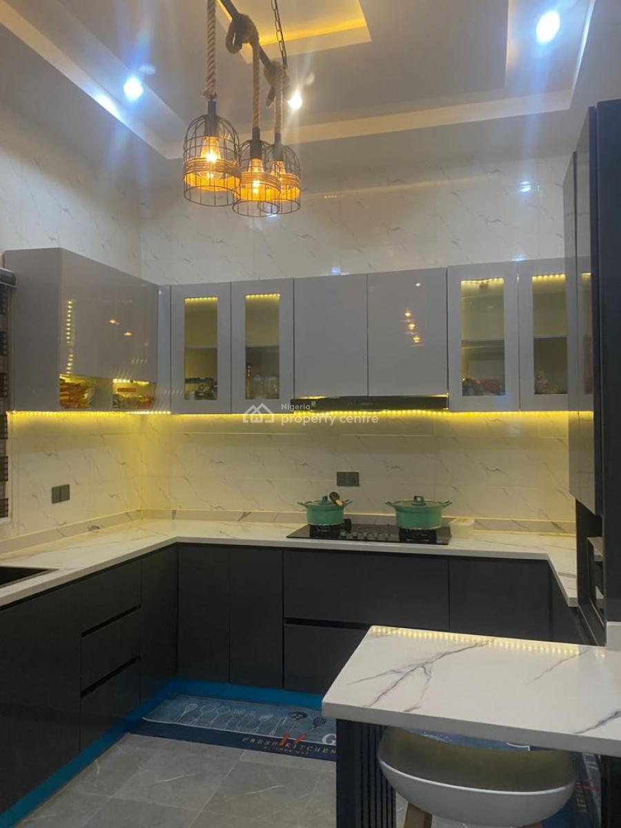 Newly Built Luxurious 4 Bed Terrace Duplex with Bq, Oke Ira, Ogba, Ikeja, Lagos, Terraced Duplex for Rent
