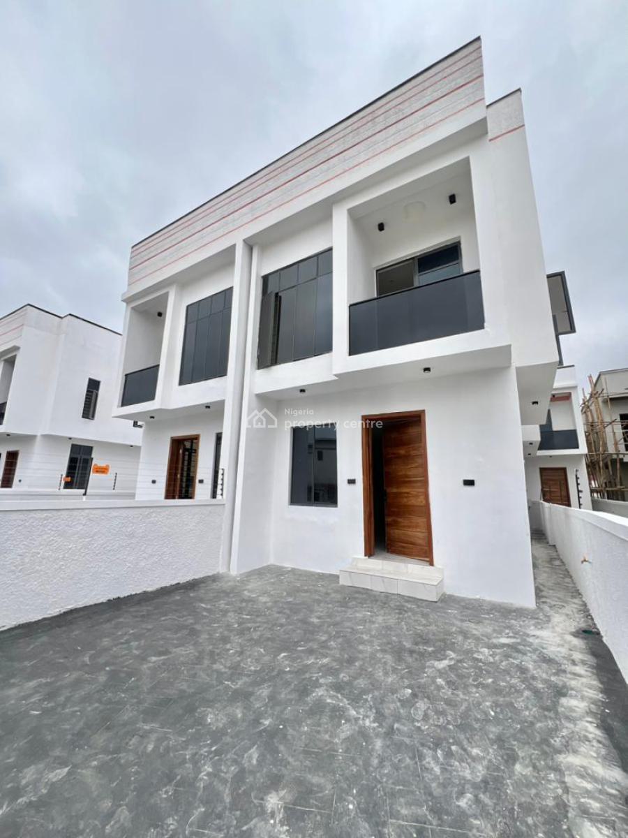 Very Good Value 4 Bedroom Semi-detached Duplex with Bq, Self Compound 4 Bedroom Home Within an Estate, Ikota, Lekki, Lagos, Semi-detached Duplex for Sale