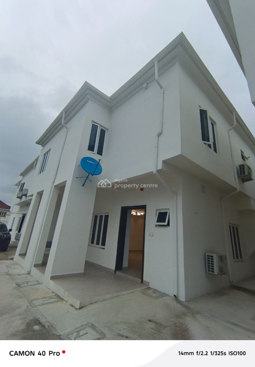 Beautiful Self Service 4 Bedrooms Duplex, Chevron, Lekki, Lagos, Detached Duplex for Rent
