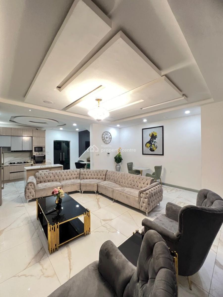 Fully Furnished 5bedroom Semi Detached House with Pool, Ikota, Lekki, Lagos, Semi-detached Duplex for Sale