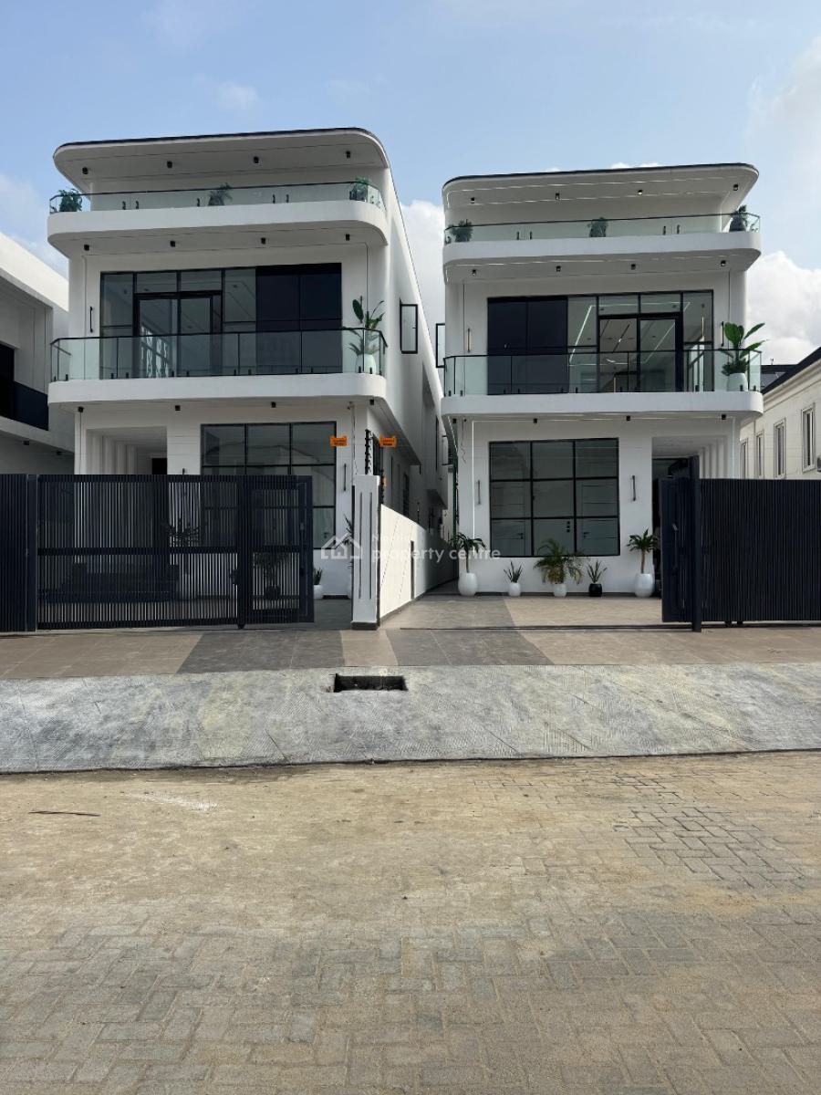 Gorgeous 5 Bedroom Detached Duplex with Bq,pool, Chevron Toll Gate, Lekki, Lagos, House for Sale