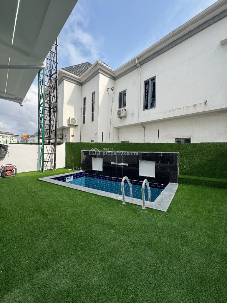 Gorgeous 5 Bedroom Detached Duplex with Bq,pool, Chevron Toll Gate, Lekki, Lagos, House for Sale