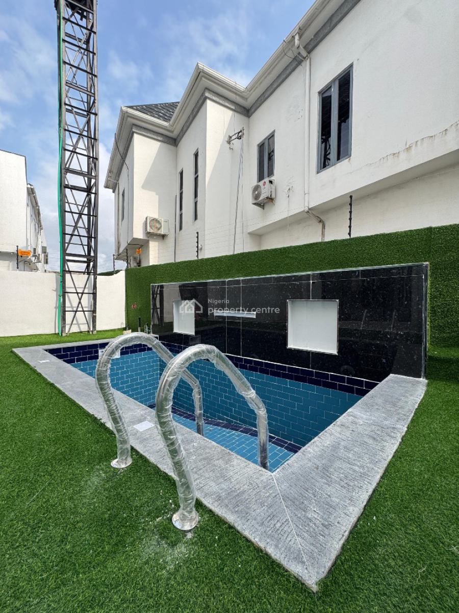 Gorgeous 5 Bedroom Detached Duplex with Bq,pool, Chevron Toll Gate, Lekki, Lagos, House for Sale