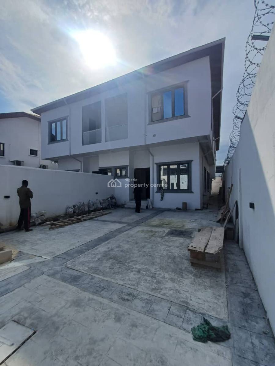 Newly Built 4bedroom Semi-detached Duplex with a Room Boysquarter, Off Wole Olateju Crescent, Lekki Phase 1, Lekki, Lagos, Semi-detached Duplex for Rent