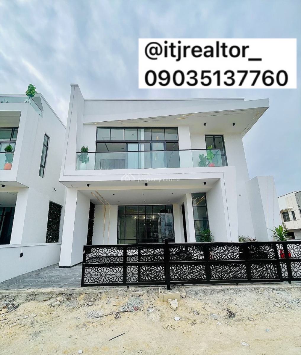 Gorgeously Built 5 Bedroom Detached Duplex with Swimming Pool and Bq, Chevron, Lekki, Lagos, Detached Duplex for Sale