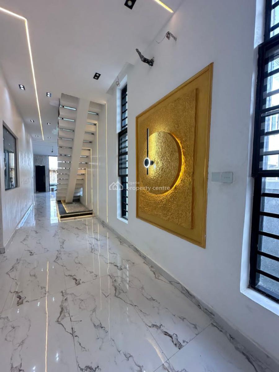 Luxuriously Built 5 Bedroom Fully Detached Duplex with Pool & Bq., Chevron, Lekki, Lagos, Detached Duplex for Sale