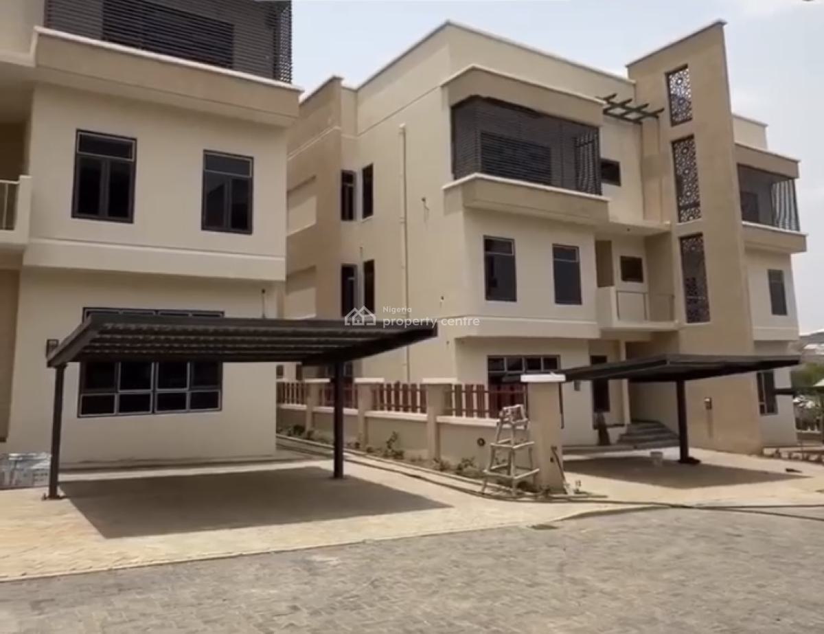 Newly Built and Tastefully Finished 5 Bedroom Duplexes, Guzape District, Abuja, Semi-detached Duplex for Rent