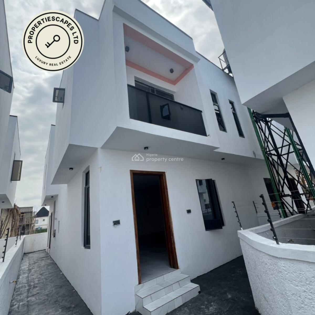 Attractive 4 Bedroom Semi Detached Duplex &bq, Ikota, Lekki, Lagos, Semi-detached Duplex for Sale