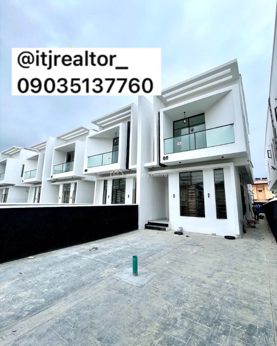 Luxury 4 Bedroom Semi Detached Duplex with Bq, Idado, Idado, Lekki, Lagos, Semi-detached Duplex for Sale