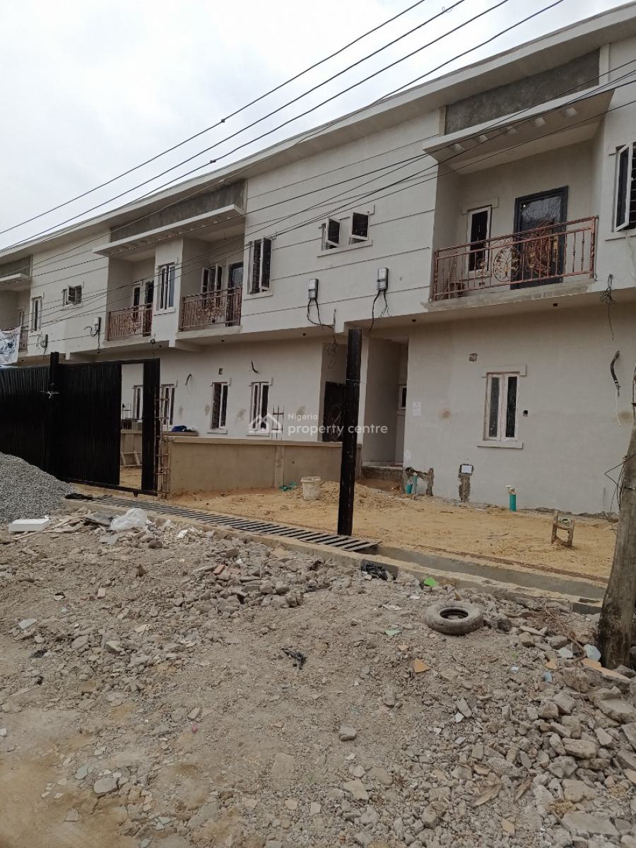 Newly Built 4 Bedroom Terrace Duplex with Self Compound, Ifako, Gbagada, Lagos, Terraced Duplex for Sale
