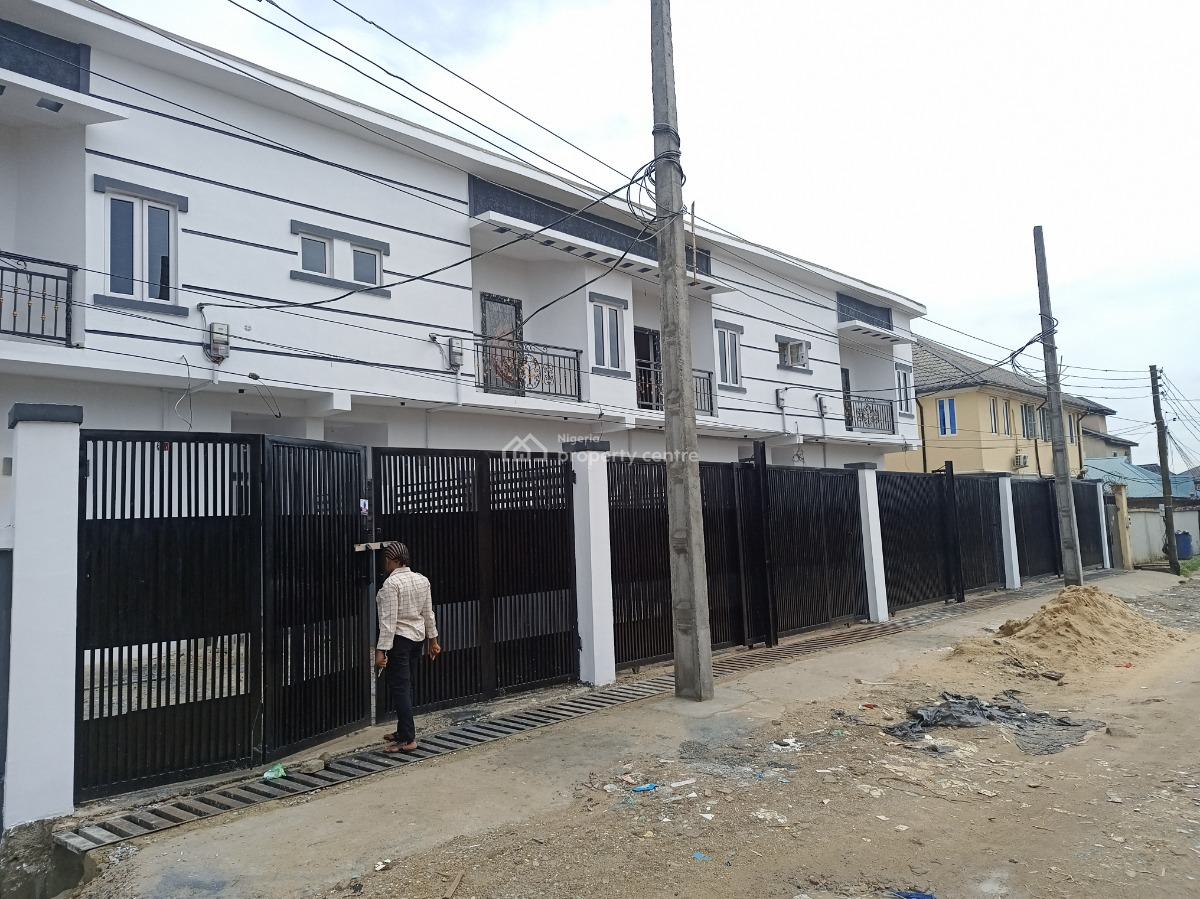 Newly Built 4 Bedrooms Terraced Duplex with Self Compound, Ifako, Gbagada, Lagos, Terraced Duplex for Sale