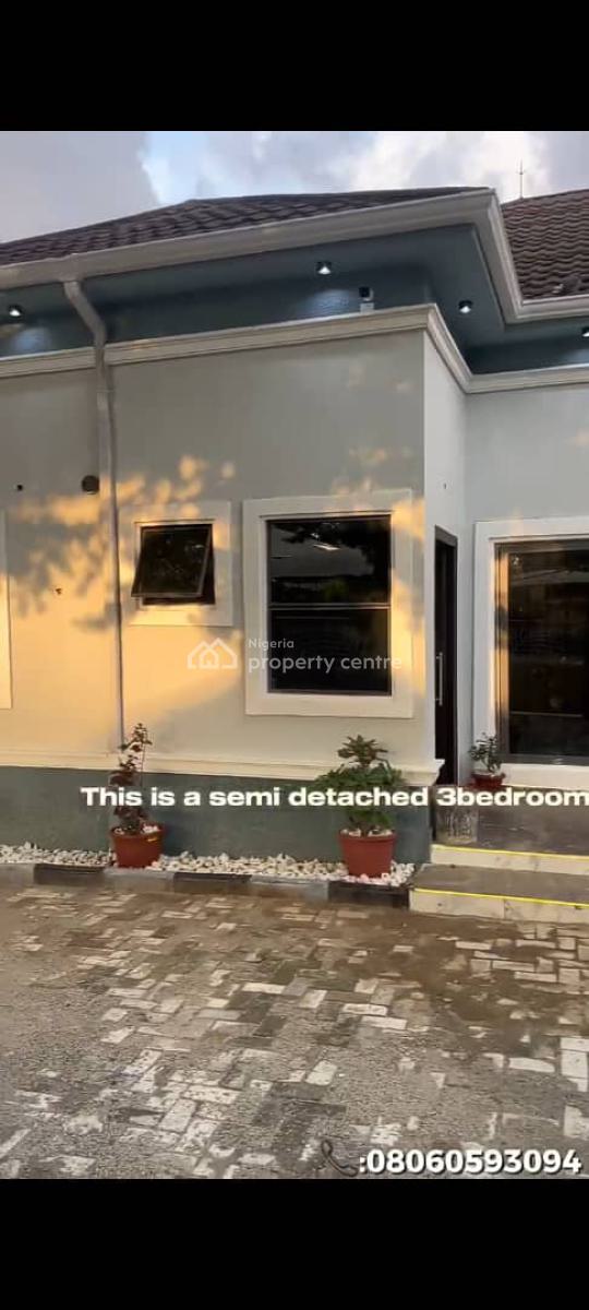 Semi Detached 3bedroom Bungalow in Cytec Estate, Jabi Airport Road, Jabi, Abuja, Semi-detached Bungalow for Sale