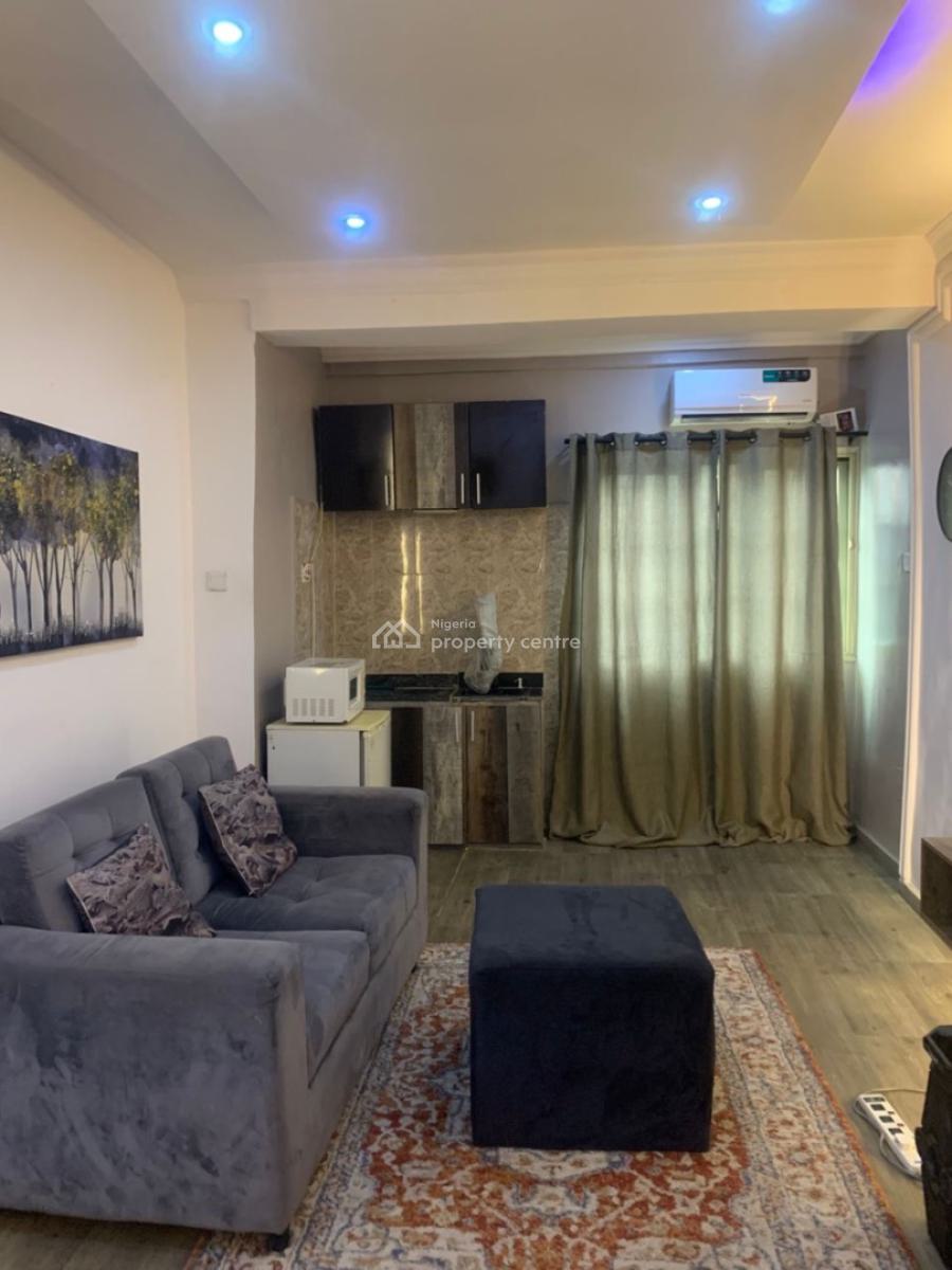 Nicely Fully Furnished 1 Bedroom Apartment with Solar Panel, Off Admiralty Way, Lekki Phase 1, Lekki, Lagos, Mini Flat (room and Parlour) for Rent