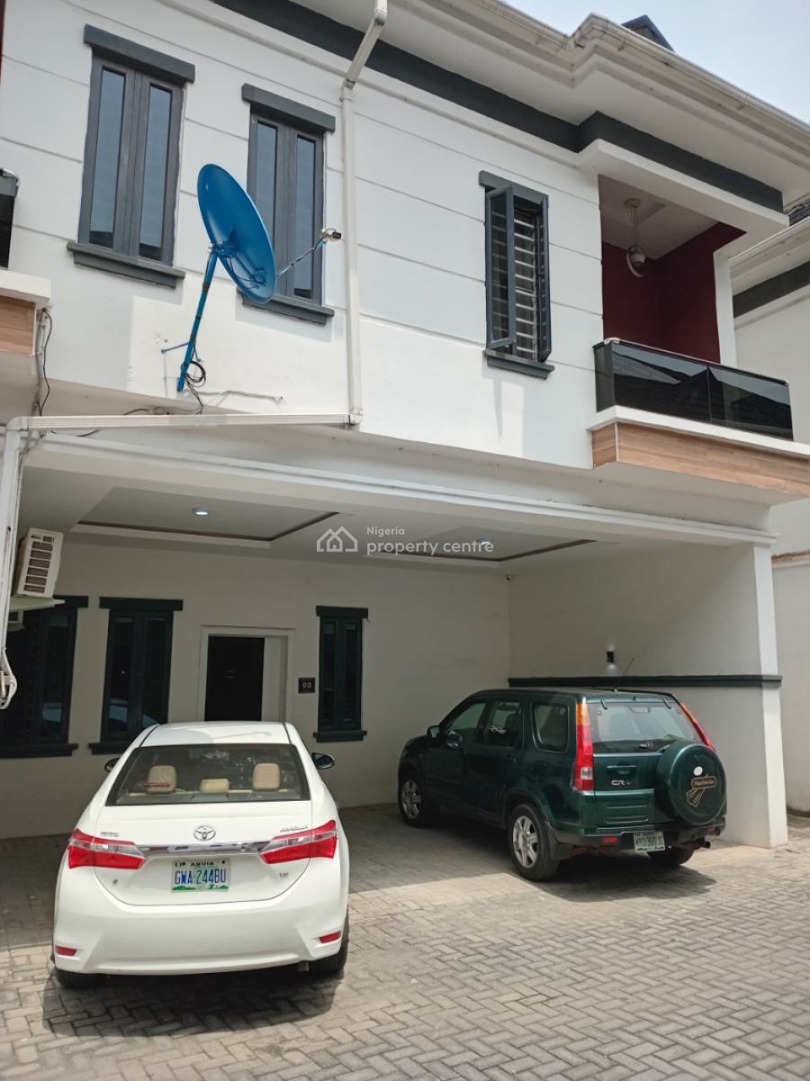 Fully Furnished and Serviced 4 Bedroom Duplex, Conservative, Inside a Secured Estate, Opposite Chevron Lekki, Lekki, Lagos, Terraced Duplex for Sale