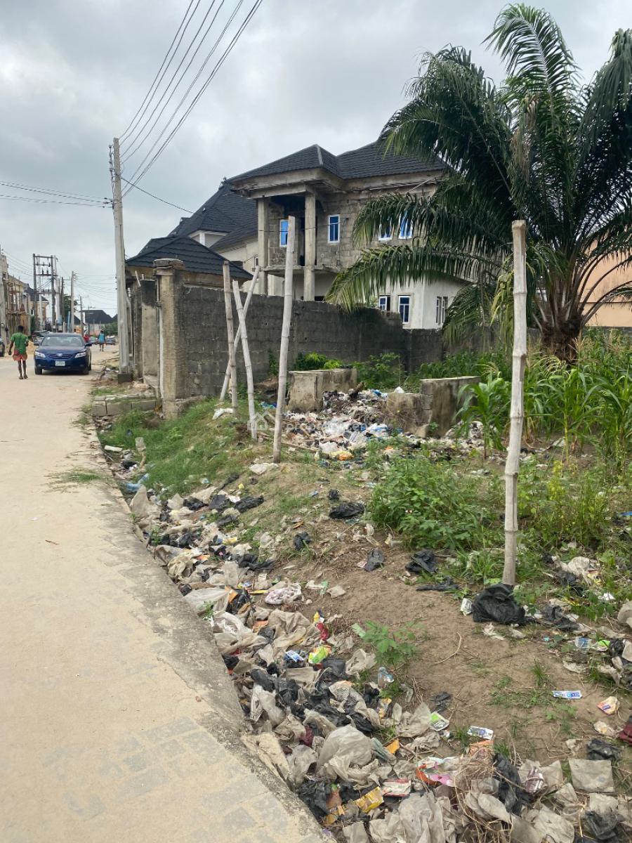 Facing The Interlocked: Half Plot of, Goodnews Estate, Sangotedo, Ajah, Lagos, Land for Sale