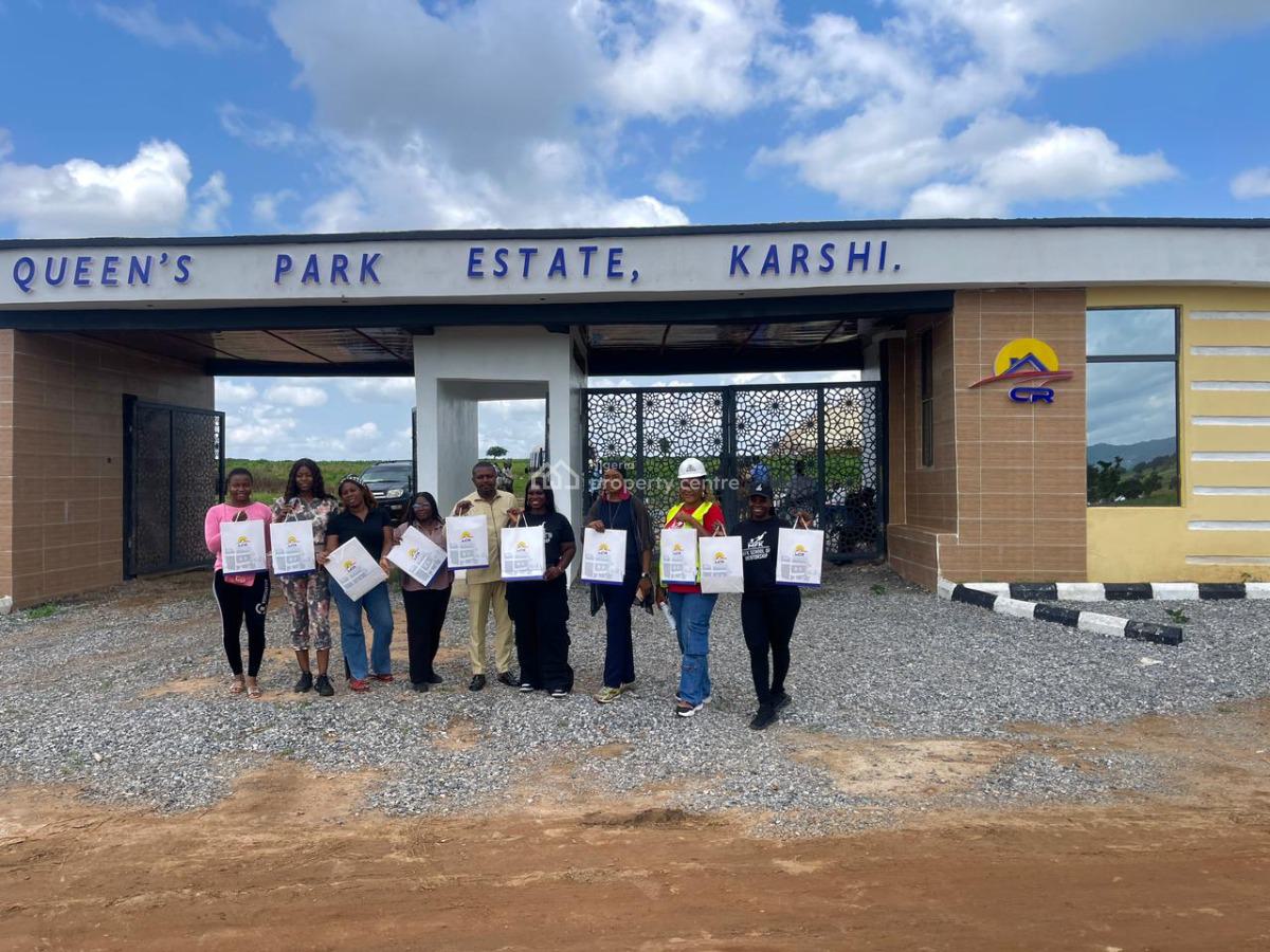 Well Developed Gated and Fenced Estate Land with C of O Title, Off Karshi Waterfalls, Ave Maria University , Civil Defence Estate, Karshi, Abuja, Residential Land for Sale