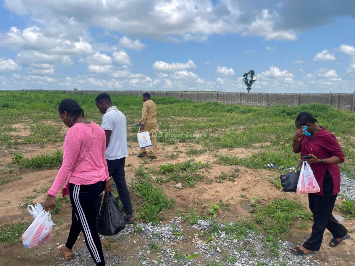 Well Developed Gated and Fenced Estate Land with C of O Title, Off Karshi Waterfalls, Ave Maria University , Civil Defence Estate, Karshi, Abuja, Residential Land for Sale