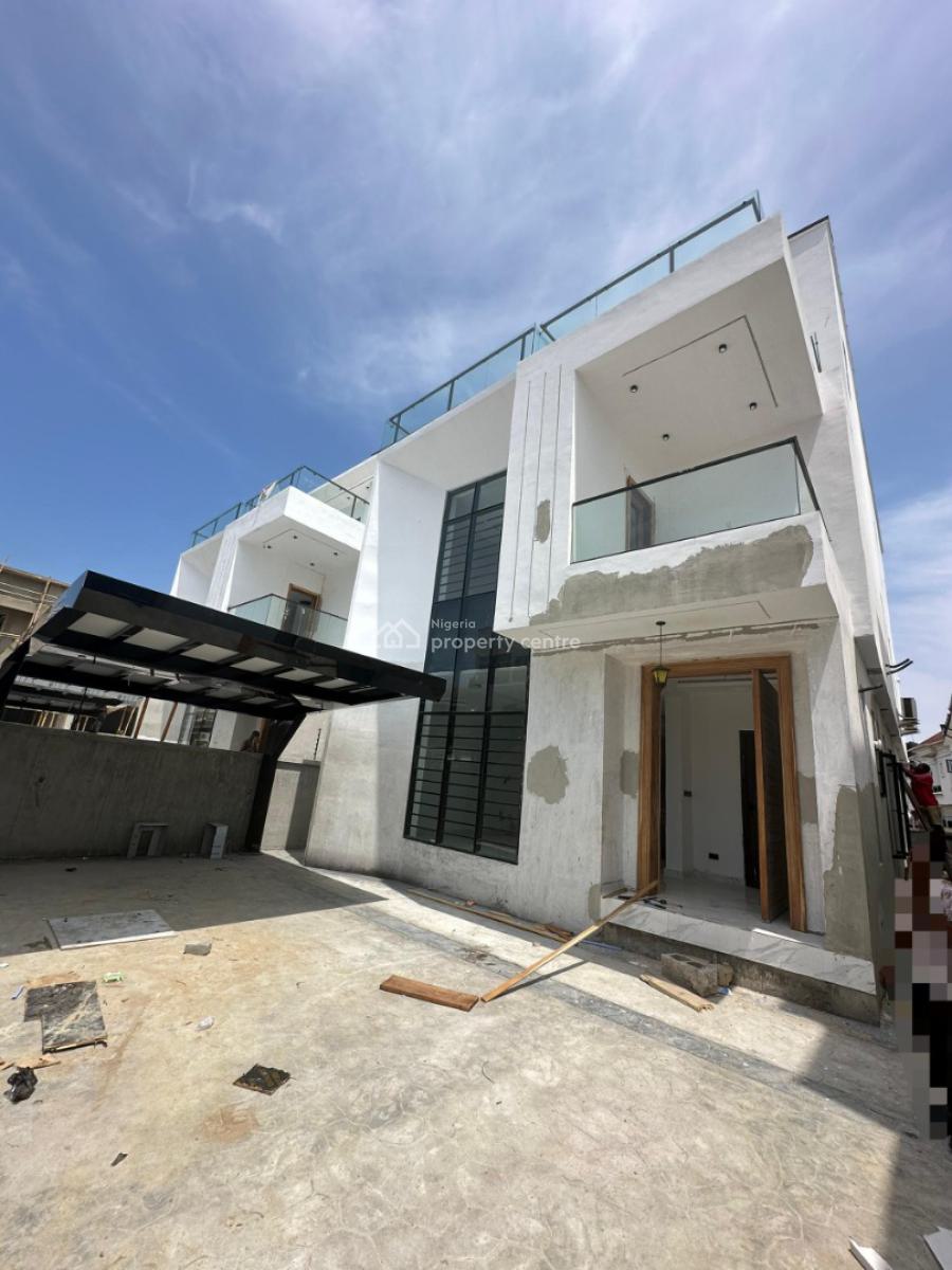 Lavish 5-bedroom Fully Detached Duplex with Cinema, Swimming Pool & Bq, Chevron, Lekki, Lagos, Detached Duplex for Sale