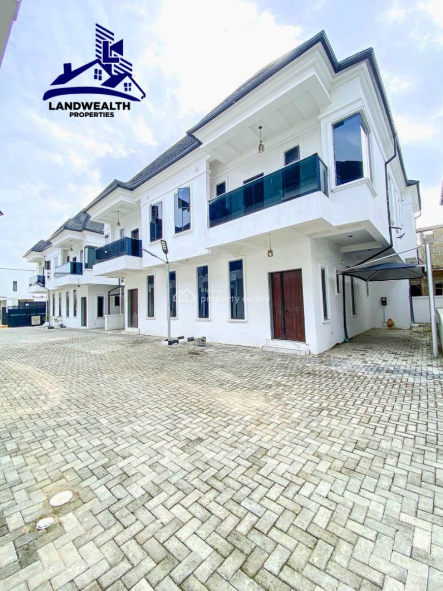 Newly Built 4 Bedroom Semi Detached Duplex with Bq, Secure Estate at Orchid Lekki, Lekki, Lagos, Semi-detached Duplex for Rent