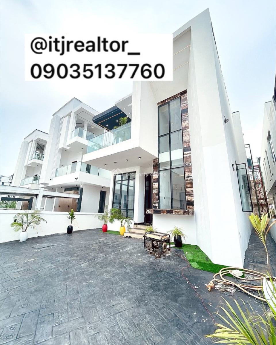 Luxury 5 Bedroom Detached Duplex with Swimming Pool and Bq, Chevron, Lekki, Lagos, Detached Duplex for Sale