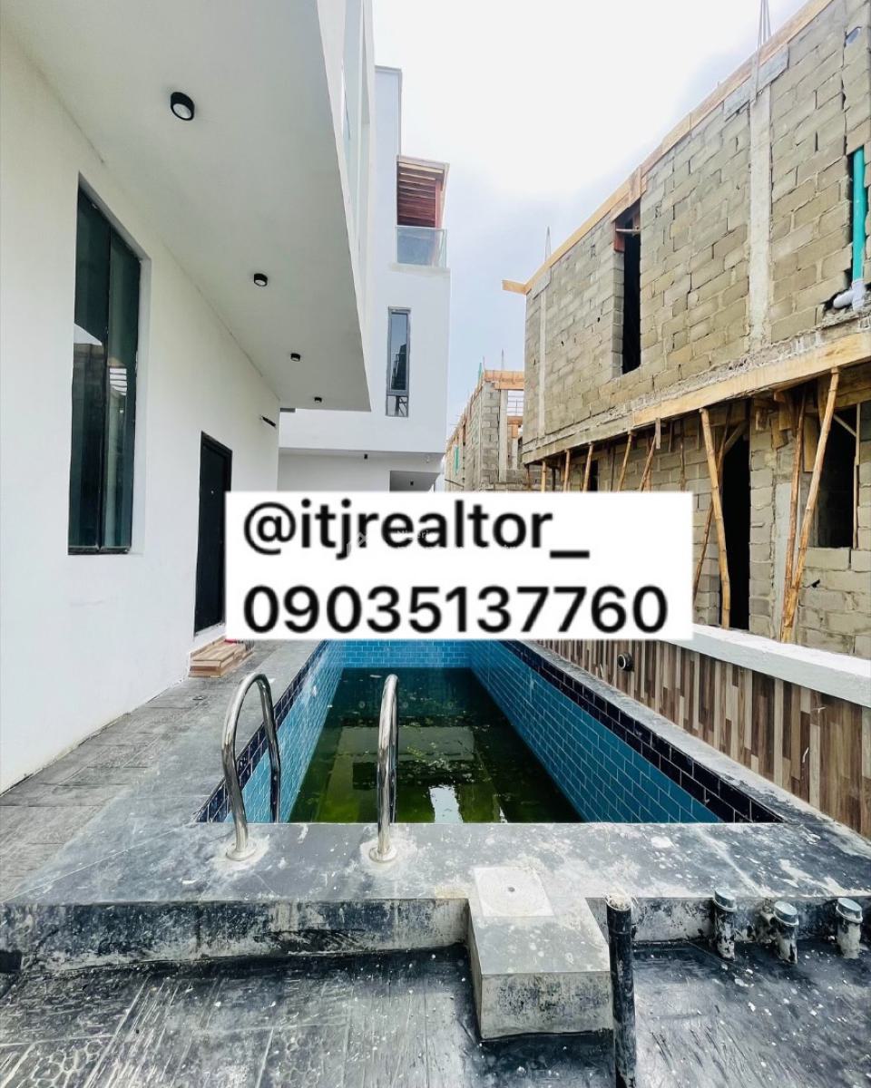 Luxury 5 Bedroom Detached Duplex with Swimming Pool and Bq, Chevron, Lekki, Lagos, Detached Duplex for Sale