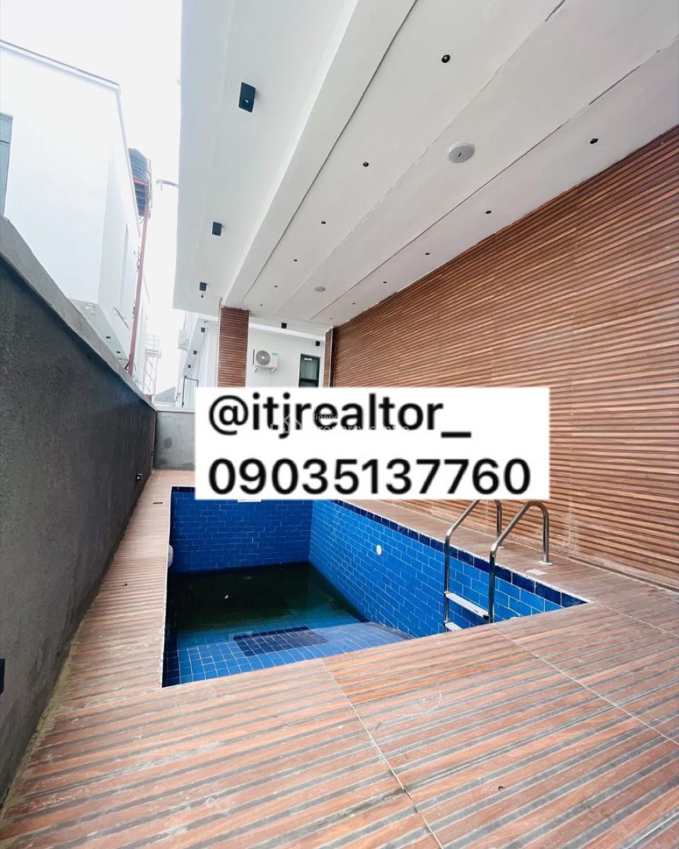 Tastefully Built 5 Bedroom Detached Duplex with a Swimming Pool, Chevron, Lekki, Lagos, Detached Duplex for Sale