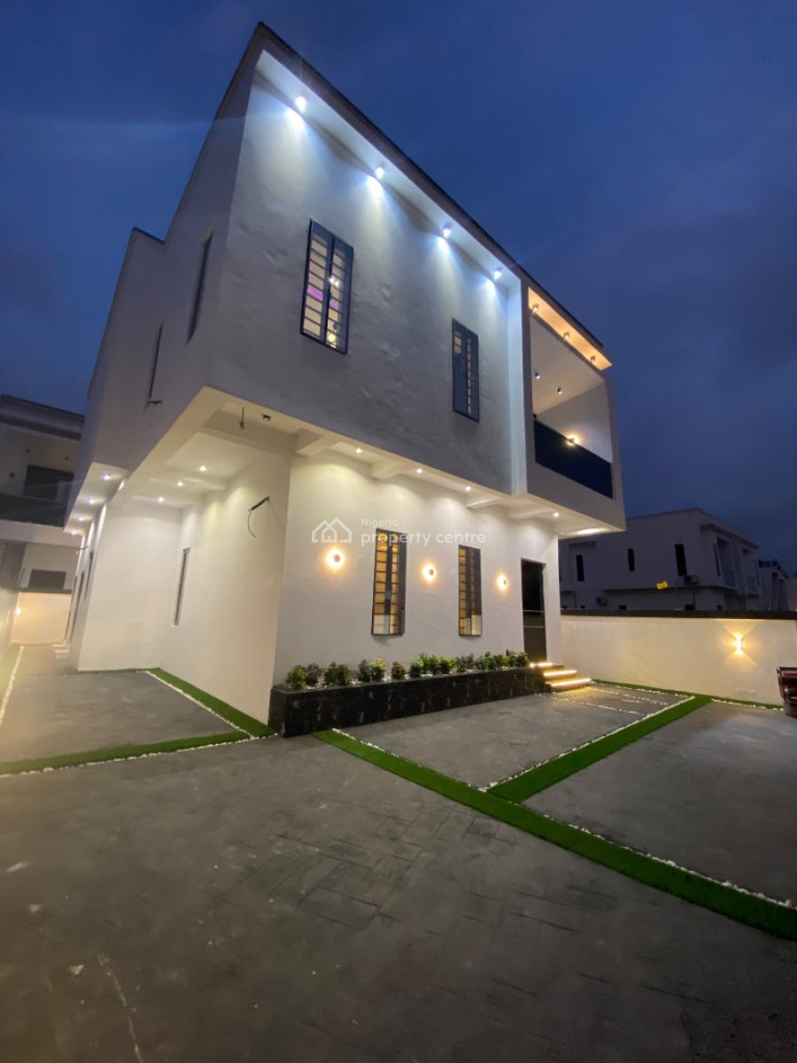 Luxury Newly Built Spacious 5 Bedroom Fully Detached Duplex, Lekki Palm City Estate, Ajah, Lagos, Detached Duplex for Sale