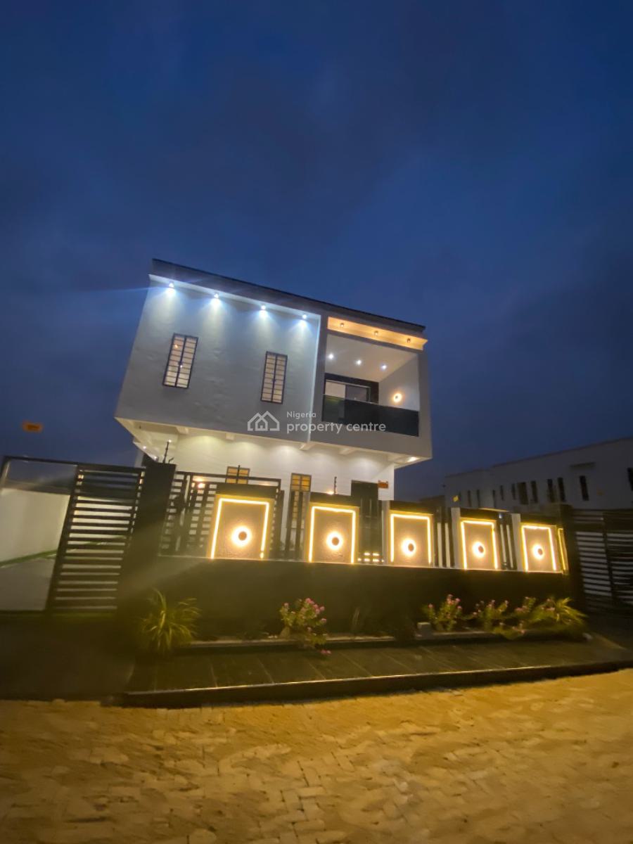 Luxury Newly Built Spacious 5 Bedroom Fully Detached Duplex, Lekki Palm City Estate, Ajah, Lagos, Detached Duplex for Sale
