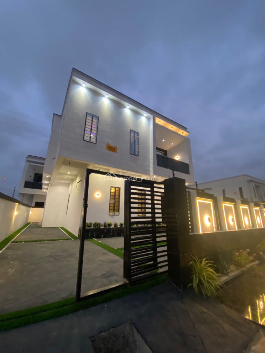 Luxury Newly Built Spacious 5 Bedroom Fully Detached Duplex, Lekki Palm City Estate, Ajah, Lagos, Detached Duplex for Sale