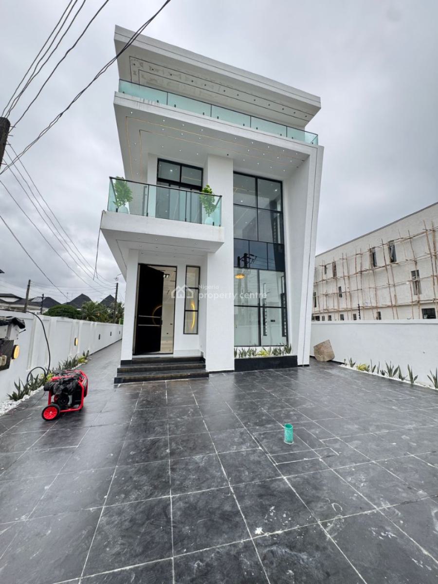 Unique 5 Bedroom Detached Duplex with Bq  and a Pool, Chevron Toll Gate, Lekki, Lagos, Detached Duplex for Sale