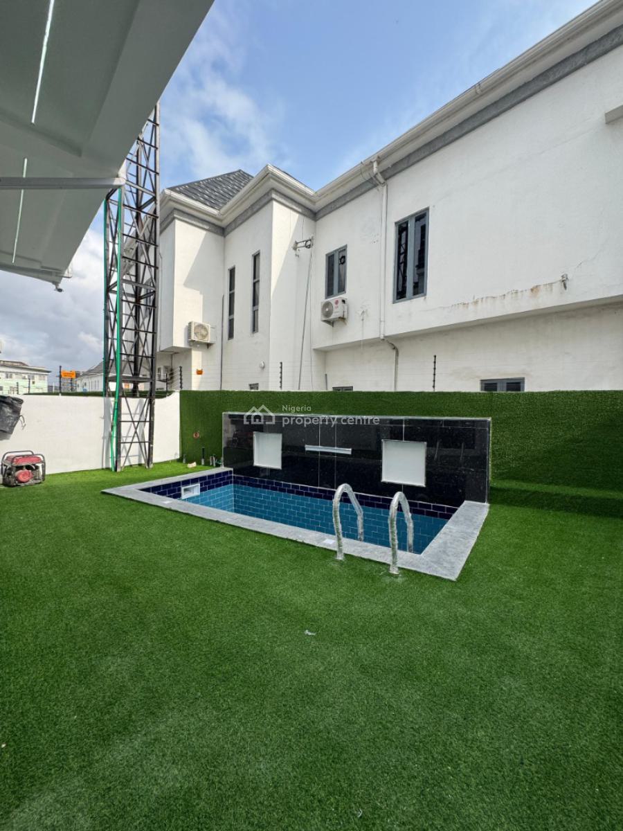 Unique 5 Bedroom Detached Duplex with Bq  and a Pool, Chevron Toll Gate, Lekki, Lagos, Detached Duplex for Sale