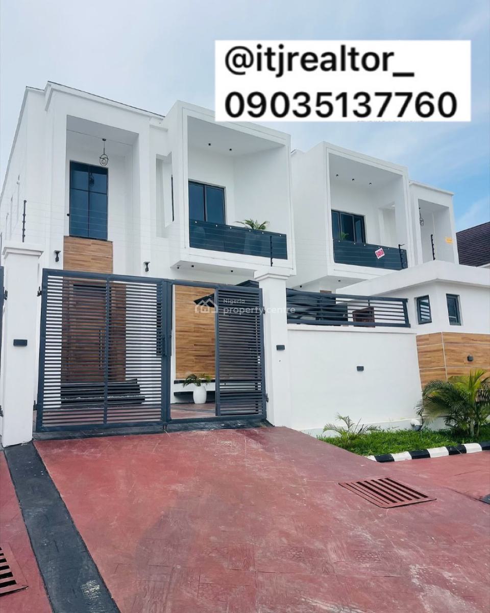 Stunning 5 Bedroom Detached Duplex with Bq, Chevron, Lekki, Lagos, Detached Duplex for Sale