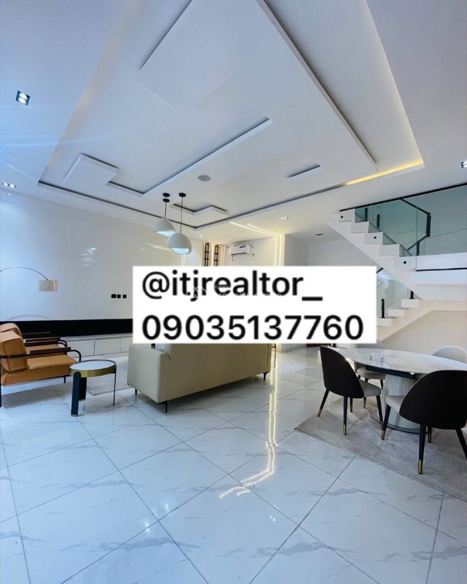 Stunning 5 Bedroom Detached Duplex with Bq, Chevron, Lekki, Lagos, Detached Duplex for Sale