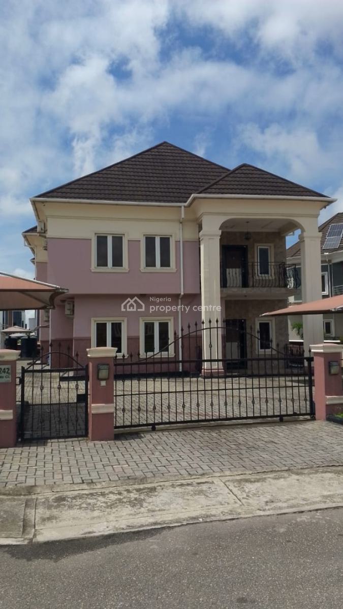 Luxury 5 Bedrooms Detached Duplex with Two Rooms Bq, Royal Garden Estate, Ajah, Lagos, Detached Duplex for Sale