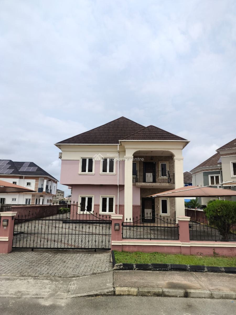 Luxury 5 Bedroom Detached Duplex with Two Rooms Bq, Royal Garden Estate, Ajah, Lagos, Detached Duplex for Sale