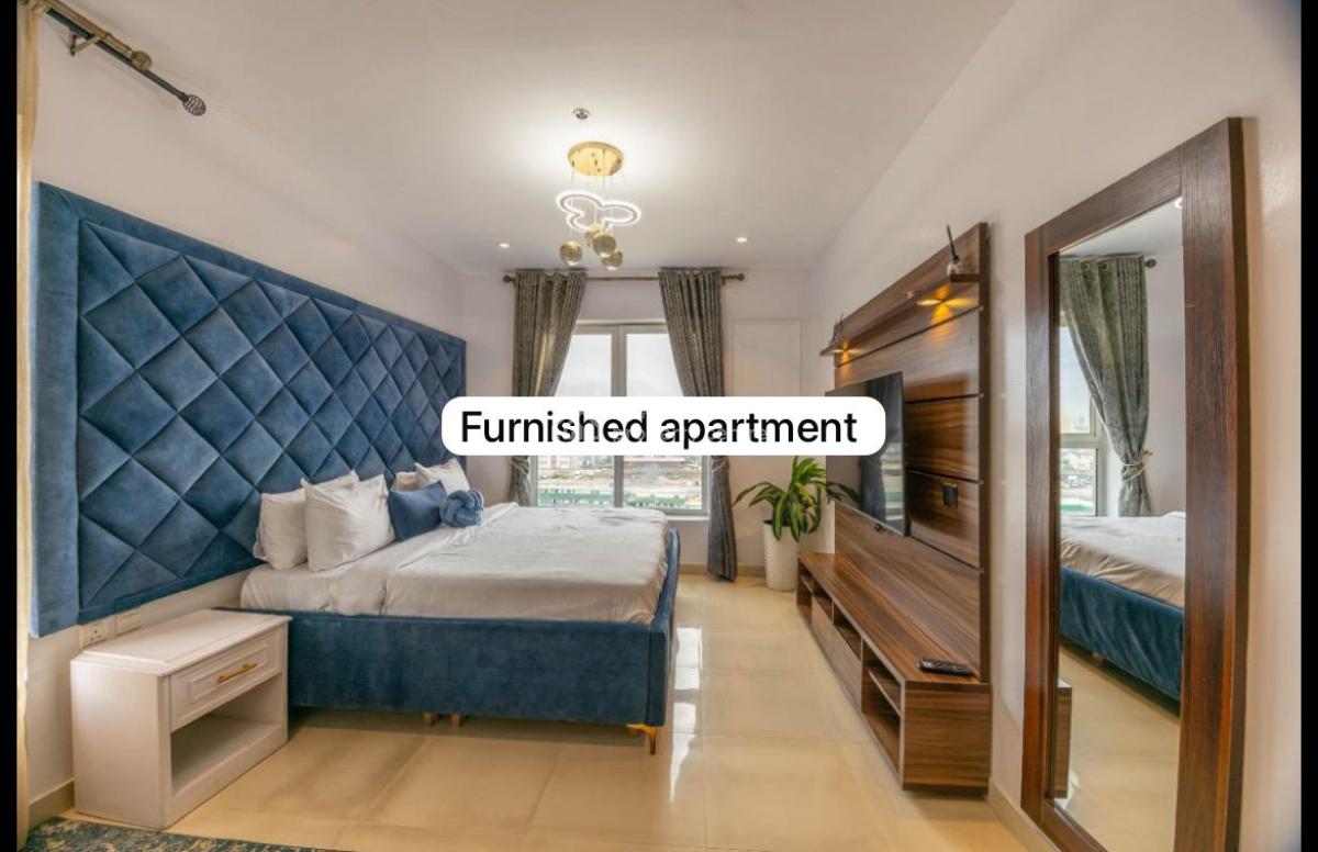 Furnished 2/3 Bed Ocean View Apartment with Pool, Gym and Elevator, Lekki Right, Lekki Phase 1, Lekki, Lagos, Flat / Apartment for Rent